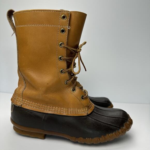 LL Bean Main Hunting Shoe 10”,Women 8 Duck Boot Excellent ! - Picture 2 of 16